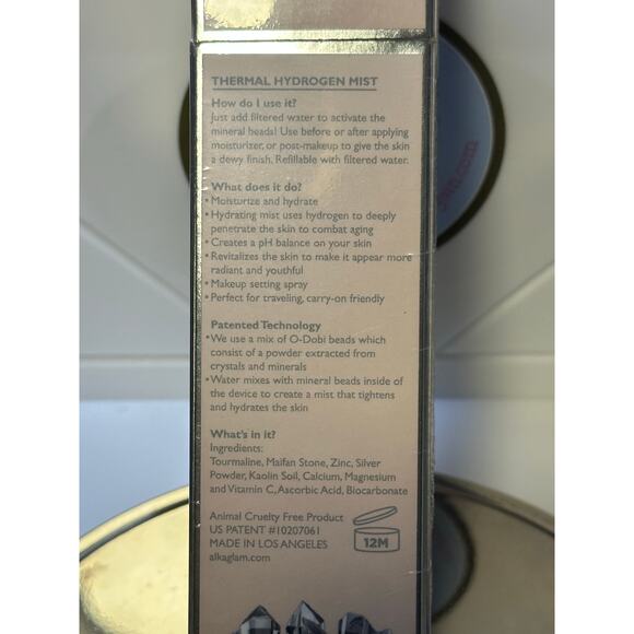 Alka Glam Hydrogen Vitamin C Facial Mist 50ML - NEW - Picture 3 of 3
